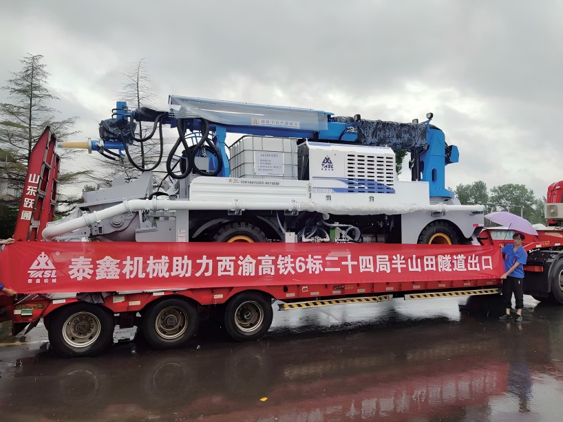 西渝高鐵二十四局半（bàn）山田隧道